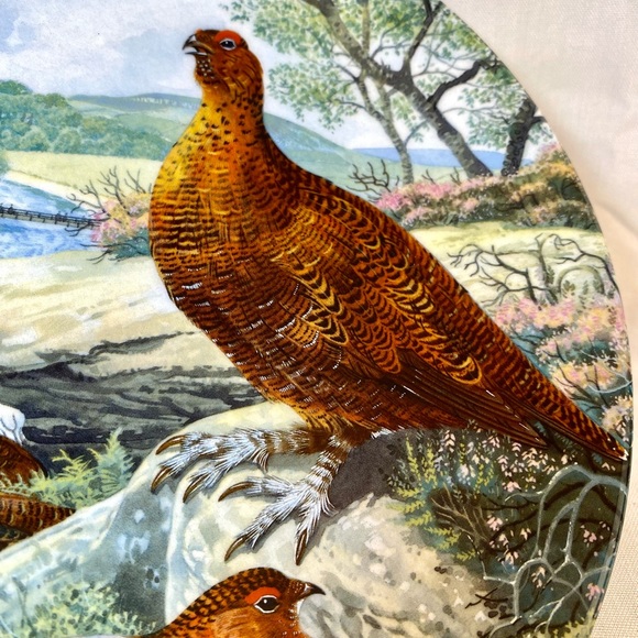 NIB The Braithwaite Game Bird Plate Collection - Red Grouse by Derek Braithwaite - Picture 5 of 15
